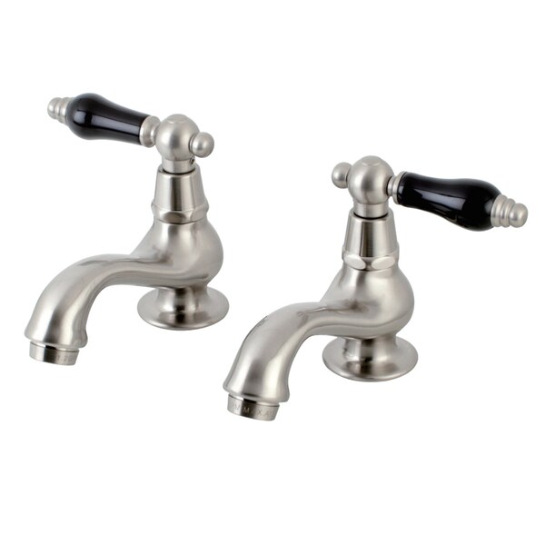 KS1108PKL Basin Tap Faucet W/ Cross Handle, Brushed Nickel
